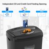 Paper Shredder for Home，Shred 12 Sheet Cross Cut,5.55-Gallon Basket, P-4