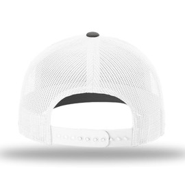 Patriot Pride Mens D.O.G.E Department of Government Efficiency Mesh Back Trucker Hat-Charcoal/White