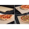 ROCKSHEAT Pizza Stone, 15"x12" Rectangular Pizza Stone for Oven Grill