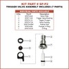 Superior Parts SP-P2 Trigger Valve Assembly Compatible with Hitachi NR83A,