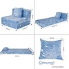 Folding Sofa Bed Floor Mattress for Kids, Glow Tri Folding