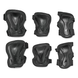 Rollerblade Unisex - Adult EVO PRO Gear 3 Pack Protector Set, OneColor, XL
