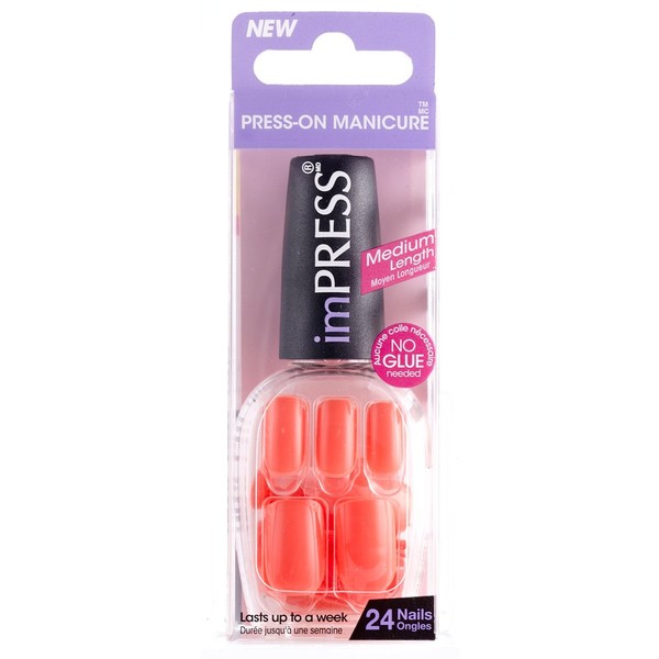 Kiss Products Behind The Scenes Medium Length Nail, 24 Count