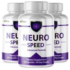Pelican Vitamins Neuro Speed- Brain Support- 3 Bottles- 180 Capsules