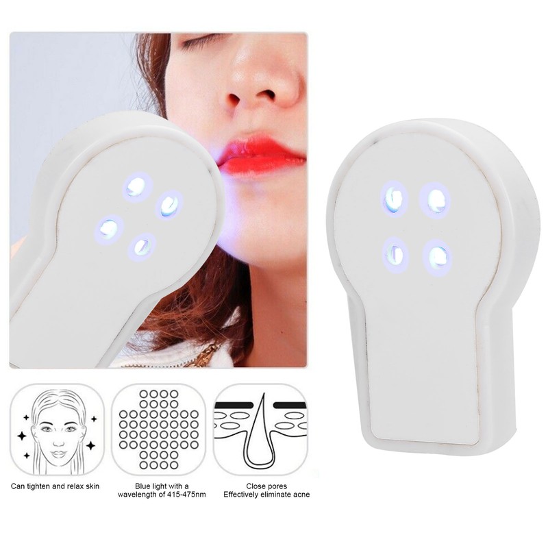 USB Plug In Mini Handheld Acne Removal Machine Blue Light