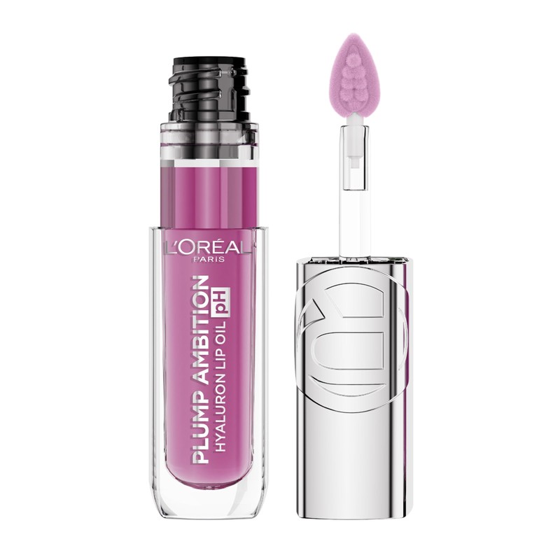 L'Oréal Paris Plump Ambition pH Lip Oil para labios glossy,