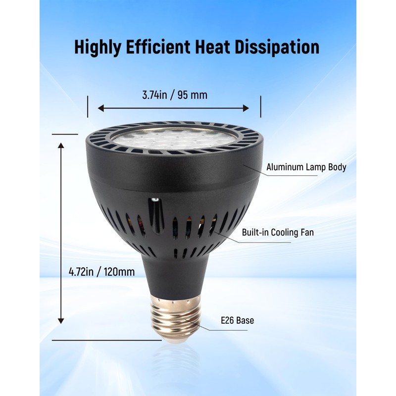 HYMIOR LED Pool Lights for Inground Pool, 120V 65W Swimming