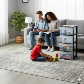 Cajonera De Plástico Italhome Fox 4                                                                                                                   