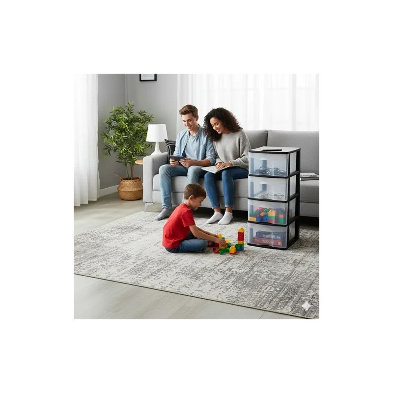 Cajonera De Plástico Italhome Fox 4