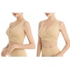 Lemef Pregnancy/Nursing/Sleep Bra, Seamless, Without Underwire, Pack of 3