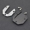 Ashuxxn Motorcycle Stand Foot Side Extension Pad Pad Foot Widening