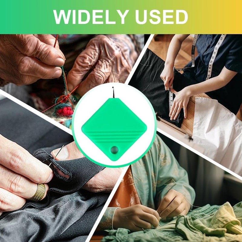 Green Needle Threaders, 2025 Automatic Needle Threaders for Hand Sewing,Needle