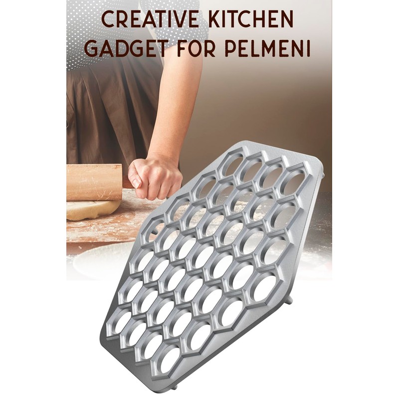 Russian Ravioli Maker Dumplings Mold Pelmeni Metal Mold Siberian Pelmeni