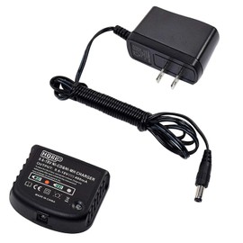 HQRP 9.6V-18V Ni-Mh Ni-Cd Battery Charger fits Black and Decker GC818B GCO1800 HP1800K HP180K-B3 HP18VSB-2 HPD18AK-2 NHT2218 NHT518 NHT518B NHT518G NHT518L NLP1800 NLP1800B Power Tool
