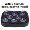 Motorcycle Suction Cup Seat Artificial Leather Suction Cup Rear Pillion