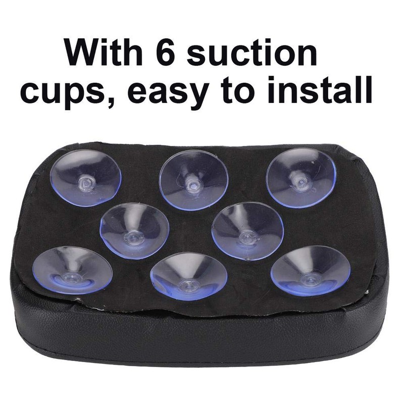 Motorcycle Suction Cup Seat Artificial Leather Suction Cup Rear Pillion
