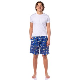 INTIMO Peanuts Pajamas Men's Good Grief Charlie Brown Sally Snoopy PJ Shorts (XXX-Large)