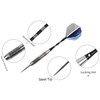 FUZVOL Professional Darts Set Steel Tip-Aluminum Stems Darts Flights with