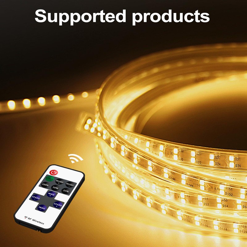 RGBZONE 2 Pack Mini RF LED Dimmer, Single Color Controller