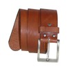 Harrys-Collection Women's and Men's Denim Belt Full-Grain Cowhide Leather Antique