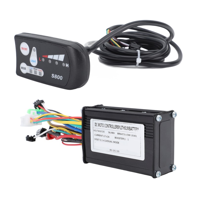 Electric Bike Controller Kit 17A 3 Modes Speed Controller 22.2mm