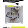 maxx.onLine 4-Way Earthing Block for Satellite Multiswitches, LNBs, Antenna Amplifier,