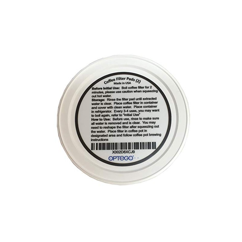 Replacement Coffee Filter Pads, for Filtron Cold Brewer, 2/pack