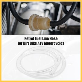 REPAIROCK 0.31''x39'' 8mm x 1m Tubing Carburetor Fuel Vent Line Universal Gas Line Petrol Hose Tube for ATV Dirt Bike Go Kart Moped Pocket Bike Scooter Clear Auto Replacement Parts