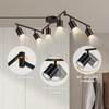 Plug in Track Lighting LED, Track Lighting Fixtures Ceiling, Black