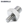 SUBRILLI 2-Pcs M12 Male to 1/4" Male Thread Adapter for