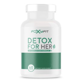 FoxyFit FoxyFit Detox for Her 30 Day Detox Cleanse Formula That Supports Healthy Digestion Function, Promotes Detoxification, & Balances from Within*