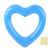 Heart Shaped Swimming Circle 120cm Thick Tear Resistant PVC Material