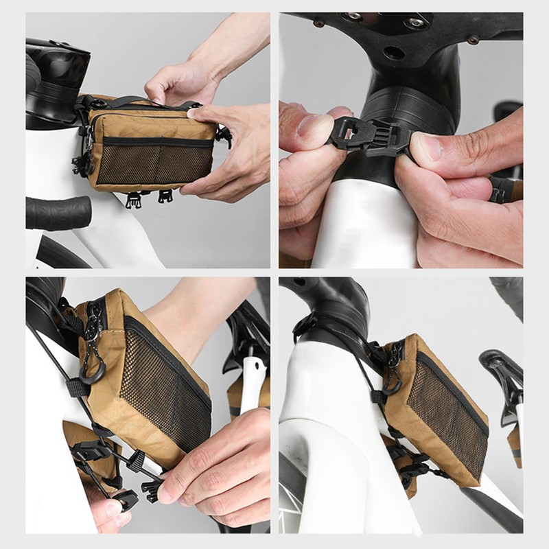 Top Tube Bag Cycling | Portable Cycling Frame Storage Bag,Quick-Release