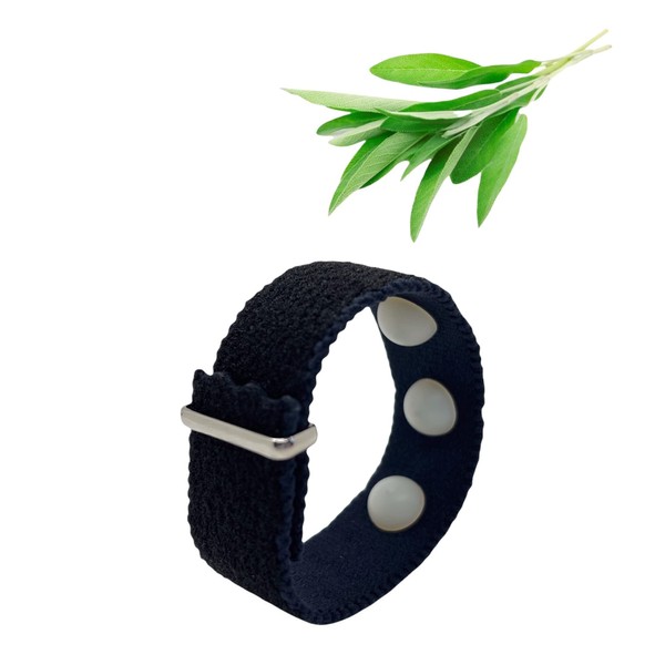 Menopause Relief Bracelet with Clary Sage – Adjustable Acupressure Band