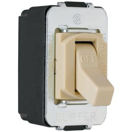 Legrand Pass & Seymour ACD1ICC8 15 Amp 120/277V Despard Toggle Switch, Single Pole, Ivory (1 Count)