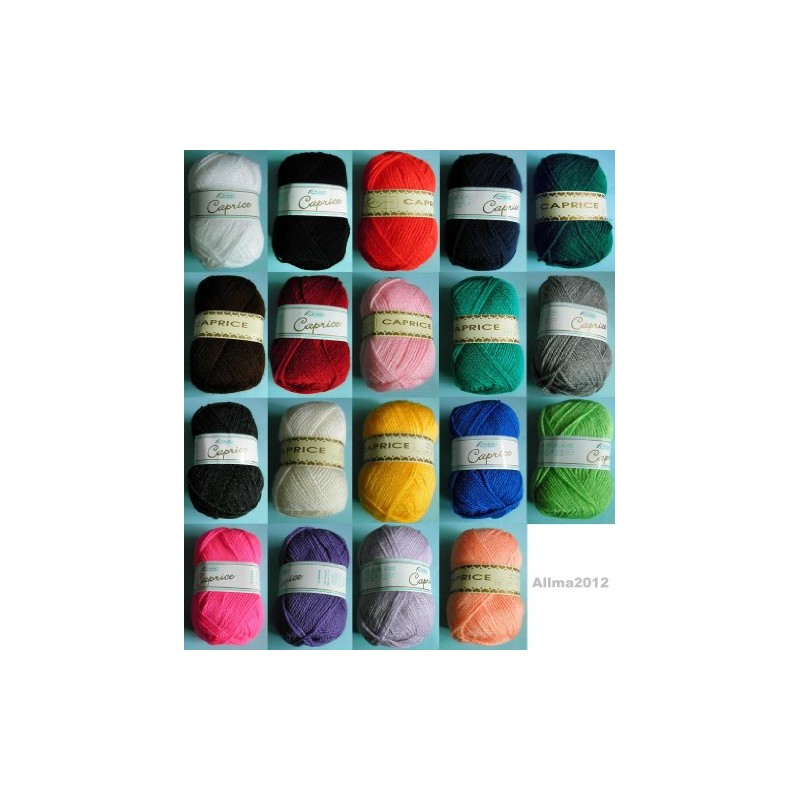 50 gr. Caprice from Rellana Acrylic Yarn 26 Colour Selection