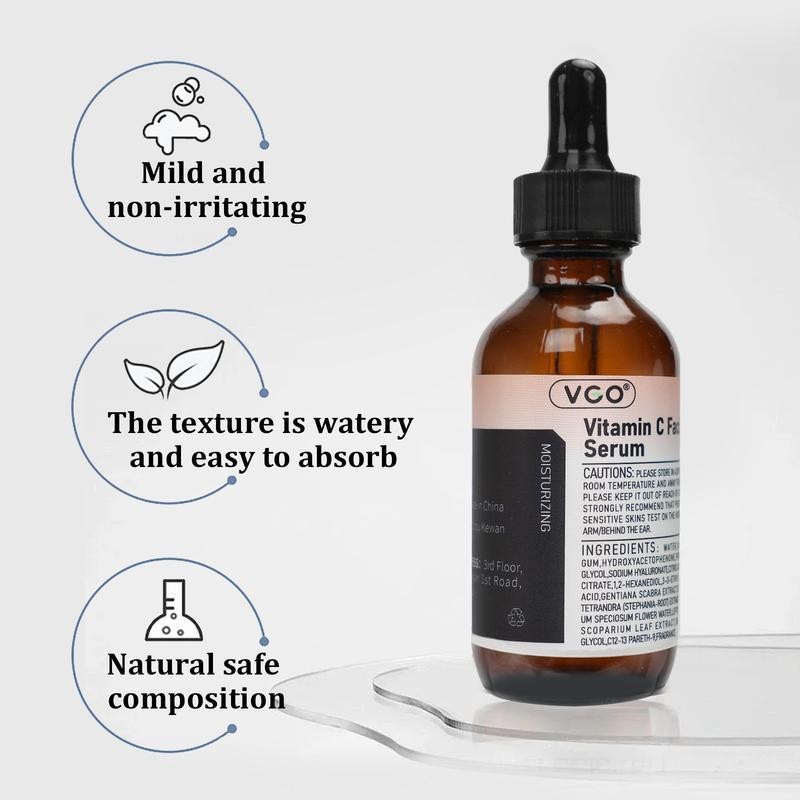 VGO Vitamin C Serum Moisturizer & Facial Cleanser Set -