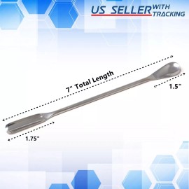HTI Stainless Steel Lab Spoon Spatula Dental Instruments - Scoop/Spoon 7"