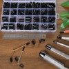 Hengxinc 221Pcs Rubber End Caps, 14 Sizes Bolt Covers Kit,