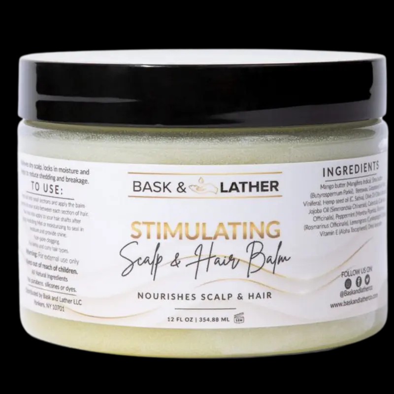 Stimulating Scalp & Hair Balm with Shea Butter and Mango