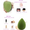 4 Pcs Makeup Sponges,Latex Free Makeup Blender Sponge Dry &