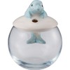 Sunart SAN3181-2 Cute Miscellaneous Goods Dome-Shaped Single Vase Dolphin