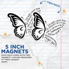 (2 Pack) Uplifting Butterfly Magnets - Inspirational Quote - Faith-Based