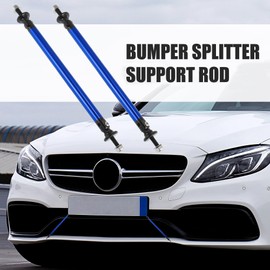 MACHSWON 2pcs Front Rear Bumper Lip Splitter Strut Rod Adjustable Tie Support Bars Fit Most Vehicle Blue 150mm 5.91 Splitter Support Rods