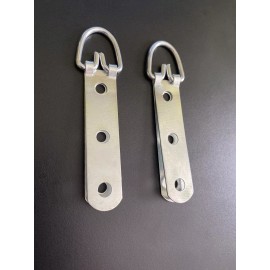 Frameware 2 pcs Heavy Duty 3 Hole D Ring Picture mirror Frame wood Hanger