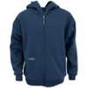 Arborwear Men's Double Thick Full Zip Sweatshirt, Navy, 3X-Large