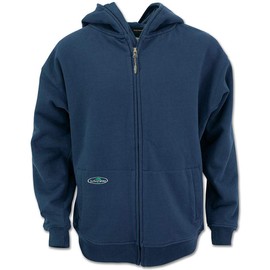 Arborwear Men's Double Thick Full Zip Sweatshirt, Navy, 3X-Large