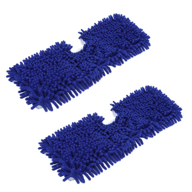 2PCS Mop Head Pad Microfiber Mop Replacement Pad Washable Reusable