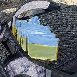 Hiker's Gold Emergency Blanket for Hiking, Backpacking, Camping