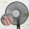 Asekonc 2 Pack Round Electric Fan Guard Dust Cover，Damp-Proof Cover